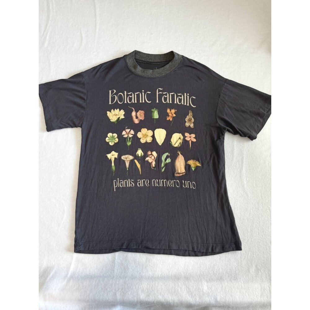 Life Clothing Company Women’s Small Tee Botanic Fanatic Plants Flowers T Shirt